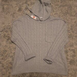 Talbots hooded cable sweater - NWTs